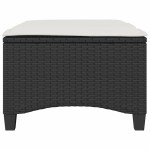 vidaXL Scaune de grădină cu perne 2 buc Negru 55x55x36 cm Poly Ratan vidaXL Scaune de grădină cu perne 2 buc Negru 55x55x36 cm Poly Ratan