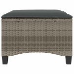 vidaXL Scaune de grădină cu perne 2 buc Gri 55x55x36 cm Poly Ratan vidaXL Scaune de grădină cu perne 2 buc Gri 55x55x36 cm Poly Ratan