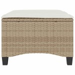 vidaXL Scaune de grădină cu perne 2 buc Bej 55x55x36 cm Poly Ratan vidaXL Scaune de grădină cu perne 2 buc Bej 55x55x36 cm Poly Ratan