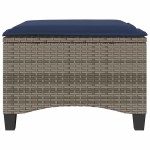 vidaXL Scaune de grădină cu perne 2 buc Gri 55x55x36 cm Poly Ratan vidaXL Scaune de grădină cu perne 2 buc Gri 55x55x36 cm Poly Ratan