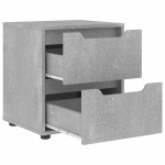 vidaXL Noptiera "VISNES" Beton Gri 45x40x50 cm Lemn prelucrat vidaXL Noptiera "VISNES" Beton Gri 45x40x50 cm Lemn prelucrat