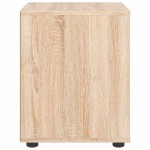 vidaXL Noptiera "VISNES" Stejar Sonoma 45x40x50 cm Lemn prelucrat