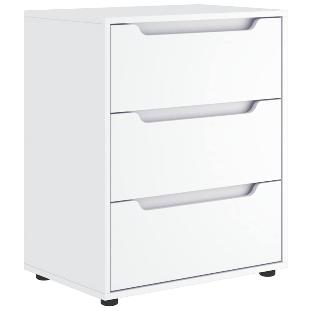 vidaXL Bufetă „VISNES” alb 60x40x73 cm lemn prelucrat