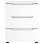 vidaXL Bufetă „VISNES” alb 60x40x73 cm lemn prelucrat vidaXL Bufetă „VISNES” alb 60x40x73 cm lemn prelucrat