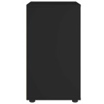 vidaXL Bufetă „VISNES” Negru 60x40x73 cm lemn prelucrat vidaXL Bufetă „VISNES” Negru 60x40x73 cm lemn prelucrat