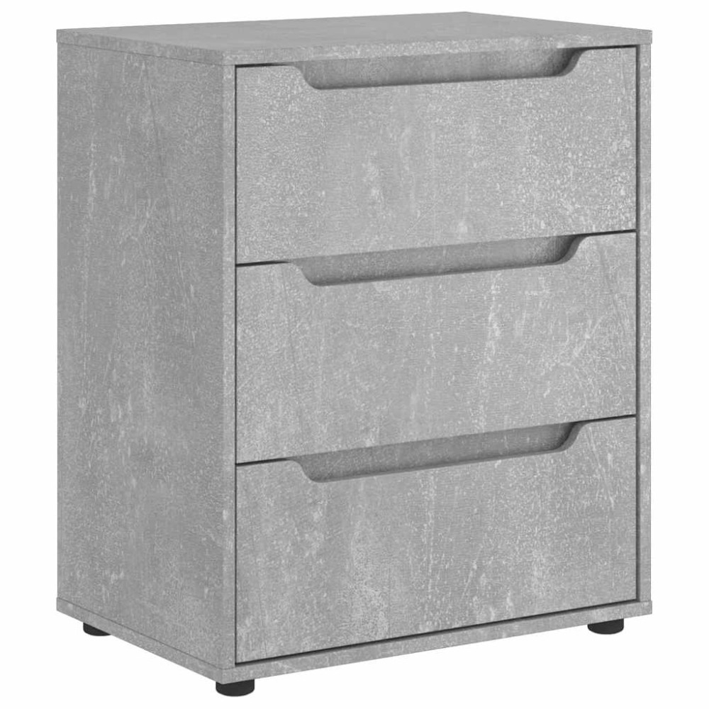 vidaXL Bufetă „VISNES” Gri beton 60x40x73 cm Lemn prelucrat
