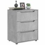 vidaXL Bufetă „VISNES” Gri beton 60x40x73 cm Lemn prelucrat vidaXL Bufetă „VISNES” Gri beton 60x40x73 cm Lemn prelucrat