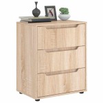 vidaXL Bufetă „VISNES” Stejar Sonoma 60x40x73 cm lemn prelucrat vidaXL Bufetă „VISNES” Stejar Sonoma 60x40x73 cm lemn prelucrat
