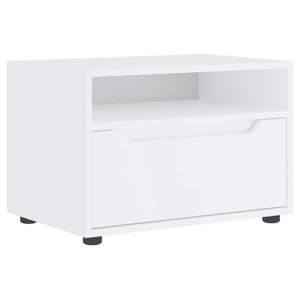 vidaXL Dulap TV "VISNES" alb 60x40x38 cm lemn de prelucrare