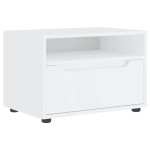 vidaXL Dulap TV "VISNES" alb 60x40x38 cm lemn de prelucrare