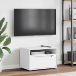 vidaXL Dulap TV "VISNES" alb 60x40x38 cm lemn de prelucrare