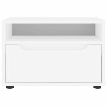 vidaXL Dulap TV "VISNES" alb 60x40x38 cm lemn de prelucrare
