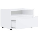 vidaXL Dulap TV "VISNES" alb 60x40x38 cm lemn de prelucrare