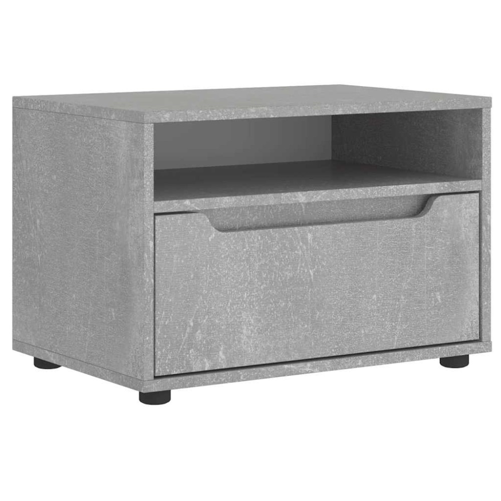 vidaXL Dulap TV "VISNES" Beton Gri 60x40x38 cm Lemn prelucrat