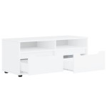 vidaXL Dulap TV "VISNES" alb 100x40x38 cm lemn de prelucrare