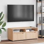 vidaXL Dulap TV „VISNES” Stejar Sonoma 100x40x38 cm lemn prelucrat