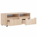 vidaXL Dulap TV „VISNES” Stejar Sonoma 100x40x38 cm lemn prelucrat
