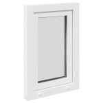 vidaXL Fereastră de subsol „RISOR” 50x75 cm oscilo-batantă DIN dreapta, albă vidaXL Fereastră de subsol „RISOR” 50x75 cm oscilo-batantă DIN dreapta, albă