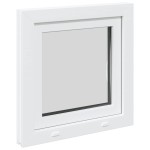 vidaXL Fereastra de subsol „RISOR” 60x60 cm Pt&Turn DIN Dreapta Alb vidaXL Fereastra de subsol „RISOR” 60x60 cm Pt&Turn DIN Dreapta Alb