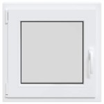 vidaXL Fereastra de subsol „RISOR” 60x60 cm Rabatabil DIN Stânga Alb vidaXL Fereastra de subsol „RISOR” 60x60 cm Rabatabil DIN Stânga Alb