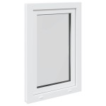 vidaXL Fereastră de subsol RISOR 60x80 cm Pânz-întors DIN dreapta alb vidaXL Fereastră de subsol RISOR 60x80 cm Pânz-întors DIN dreapta alb