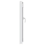 vidaXL Fereastra de subsol „RISOR” 60x80 cm Rabatabil DIN Stânga Alb