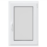 vidaXL Fereastră de subsol „RISOR” 60x100 cm oscilo-batantă DIN dreapta, albă