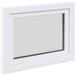 vidaXL Fereastra de subsol „RISOR” 80x60 cm Pt&Turn DIN Dreapta Alb vidaXL Fereastra de subsol „RISOR” 80x60 cm Pt&Turn DIN Dreapta Alb