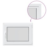 vidaXL Fereastră de subsol „RISOR” 80x70 cm oscilo-batantă DIN dreapta, albă vidaXL Fereastră de subsol „RISOR” 80x70 cm oscilo-batantă DIN dreapta, albă