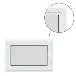 vidaXL Fereastra de subsol „RISOR” 90x60 cm Rabatabil DIN Stânga Alb vidaXL Fereastra de subsol „RISOR” 90x60 cm Rabatabil DIN Stânga Alb