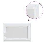 vidaXL Fereastră de subsol „RISOR” 90x70 cm oscilo-batantă DIN dreapta, albă vidaXL Fereastră de subsol „RISOR” 90x70 cm oscilo-batantă DIN dreapta, albă