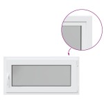 vidaXL Fereastră de subsol „RISOR” 100x50 cm oscilo-batantă DIN dreapta, albă