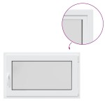 vidaXL Fereastră de subsol „RISOR” 100x60 cm oscilo-batantă DIN dreapta, albă