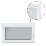 vidaXL Fereastra de subsol „RISOR” 100x60 cm Rabatabil DIN Stânga Alb vidaXL Fereastra de subsol „RISOR” 100x60 cm Rabatabil DIN Stânga Alb
