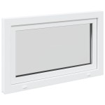 vidaXL Fereastra de subsol „RISOR” 100x60 cm Rabatabil DIN Stânga Alb vidaXL Fereastra de subsol „RISOR” 100x60 cm Rabatabil DIN Stânga Alb