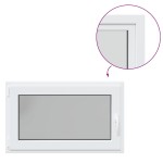vidaXL Fereastră de subsol „RISOR” 100x70 cm oscilo-batantă DIN stânga, albă vidaXL Fereastră de subsol „RISOR” 100x70 cm oscilo-batantă DIN stânga, albă