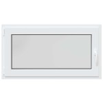 vidaXL Fereastra de subsol RISOR 110x50 cm Pt&Turn DIN stânga alb vidaXL Fereastra de subsol RISOR 110x50 cm Pt&Turn DIN stânga alb