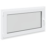 vidaXL Fereastra de subsol RISOR 110x60 cm Pt&Turn DIN stânga alb vidaXL Fereastra de subsol RISOR 110x60 cm Pt&Turn DIN stânga alb