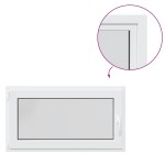 vidaXL Fereastră de subsol „RISOR” 110x70 cm oscilo-batantă DIN stânga, albă vidaXL Fereastră de subsol „RISOR” 110x70 cm oscilo-batantă DIN stânga, albă
