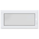 vidaXL Fereastra de subsol RISOR 120x60 cm Pt&Turn DIN stânga alb