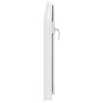 vidaXL Fereastra de subsol RISOR 120x60 cm Pt&Turn DIN stânga alb