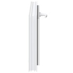 vidaXL Fereastră de subsol RISOR 80x40 cm înclinată 2 geamuri albe