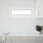 vidaXL Fereastră de subsol RISOR 100x40 cm înclinat 2 geam alb vidaXL Fereastră de subsol RISOR 100x40 cm înclinat 2 geam alb