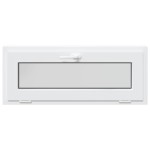 vidaXL Fereastră de subsol RISOR 100x40 cm înclinat 2 geam alb vidaXL Fereastră de subsol RISOR 100x40 cm înclinat 2 geam alb