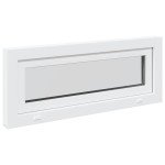 vidaXL Fereastră de subsol RISOR 100x40 cm înclinat 2 geam alb vidaXL Fereastră de subsol RISOR 100x40 cm înclinat 2 geam alb