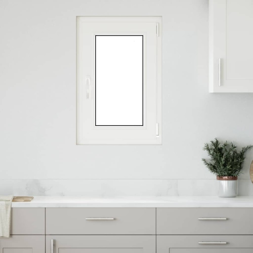 vidaXL Fereastră de subsol „RISOR” 50x75 cm oscilo-batantă DIN dreapta, albă