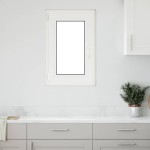 vidaXL Fereastră de subsol „RISOR” 50x75 cm oscilo-batantă DIN stânga, albă vidaXL Fereastră de subsol „RISOR” 50x75 cm oscilo-batantă DIN stânga, albă