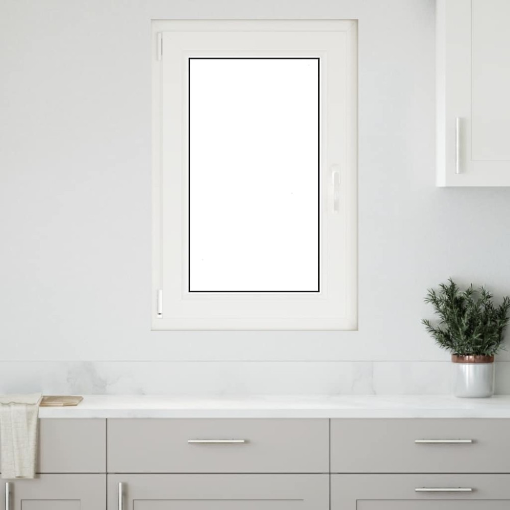 vidaXL Fereastra de subsol „RISOR” 60x80 cm Rabatabil DIN Stânga Alb