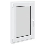 vidaXL Fereastra de subsol „RISOR” 60x90 cm Rabatabil DIN Stânga Alb vidaXL Fereastra de subsol „RISOR” 60x90 cm Rabatabil DIN Stânga Alb