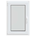 vidaXL Fereastră de subsol „RISOR” 60x100 cm oscilo-batantă DIN stânga, albă vidaXL Fereastră de subsol „RISOR” 60x100 cm oscilo-batantă DIN stânga, albă